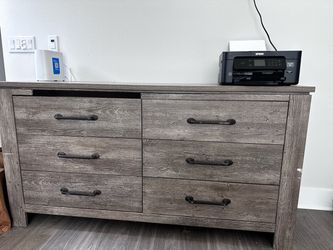 Furniture set - Three dark grey wood dressers
