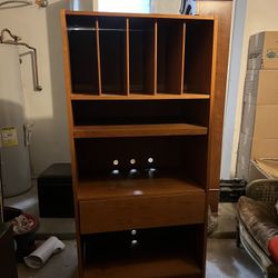 Mid Century Denmark Record Holder Stereo Cabinet $250