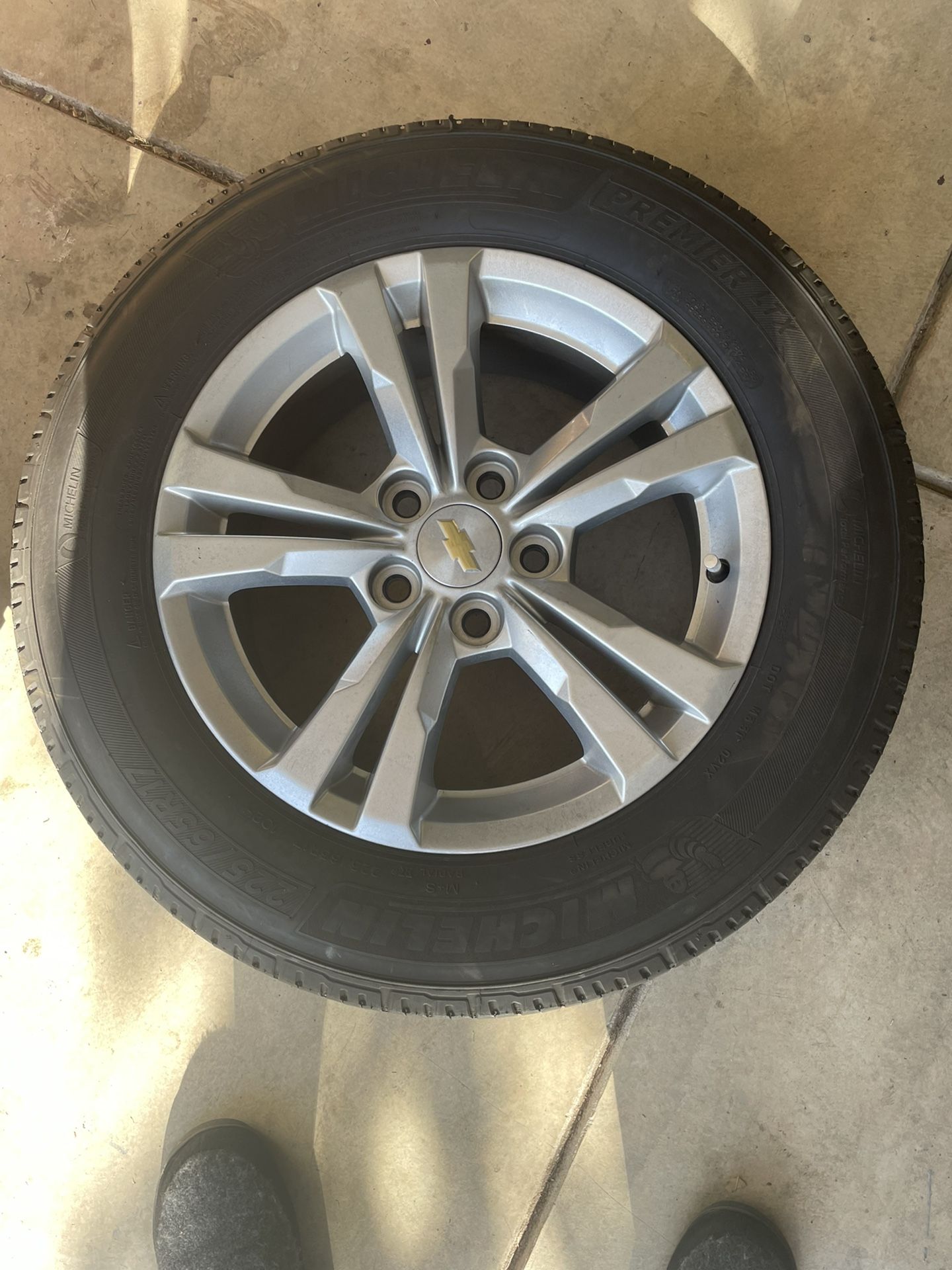 Chevy Equinox Wheels And Tires With TPM Sensors 5x120 Bolt Pattern for