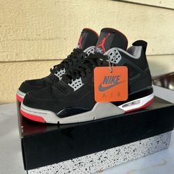 Air Jordan 4 Retro OG 'Bred' 2019 Size: 10M