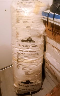 Large Bag R7 Havelock wool batt insulation