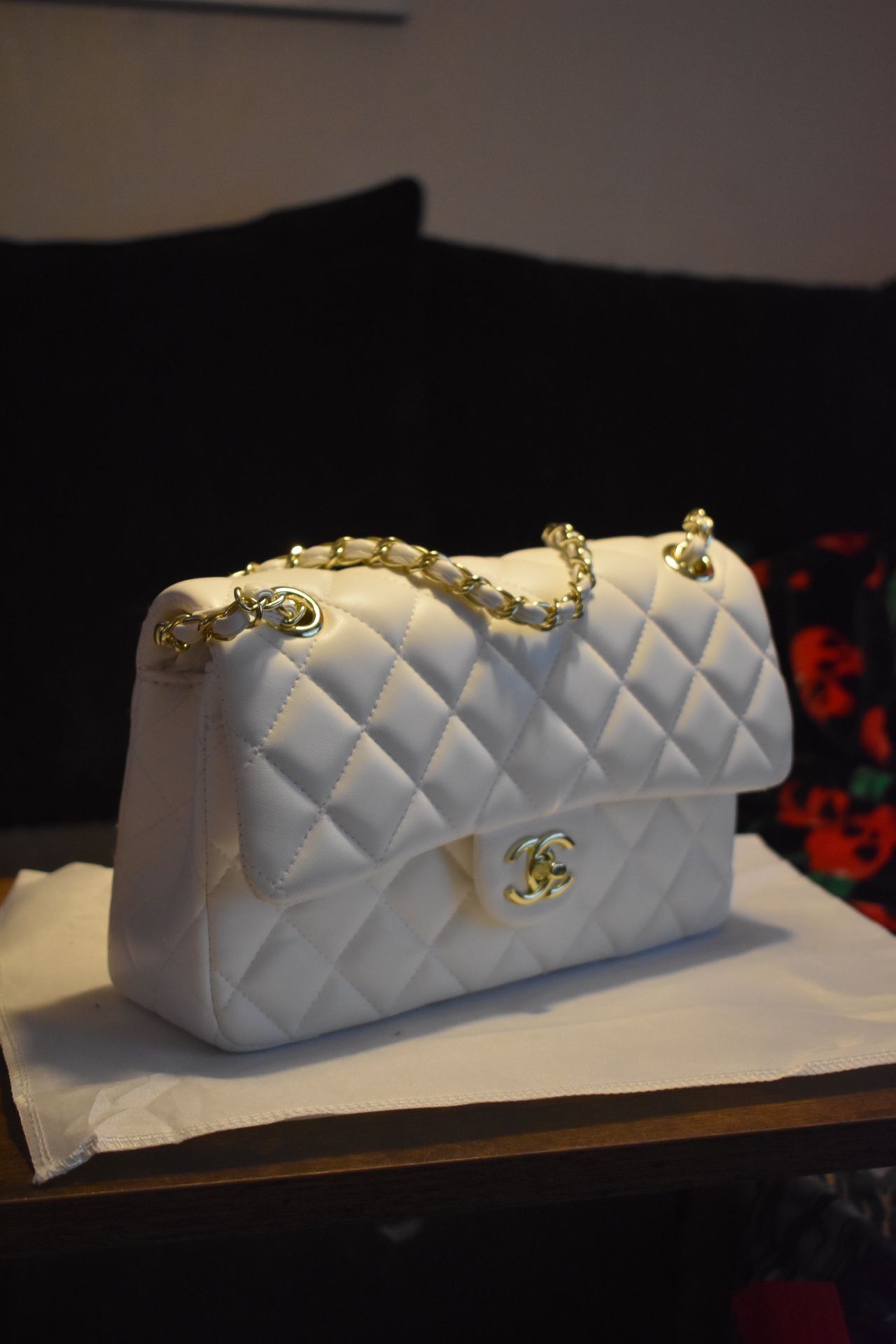 Chanel Classic Women’s Shoulder Bag - White Lightly Used Condition