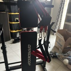 Adjustable Bench With Cable