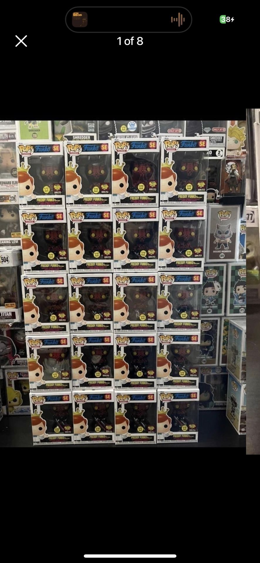 Freddy Funko as Darth Maul GLOW 2K Funko Pop