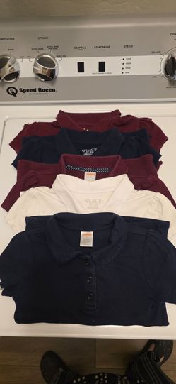 Girls uniforms shirts and dress