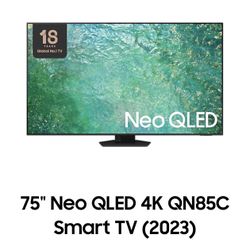 Samsung - 75" Class QN85C Neo QLED 4K UHD Smart Tizen TV (2023)