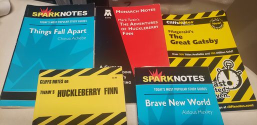 Cliff Notes, Spark Notes, Monarch Notes