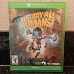 Xbox One Destroy All Humans 