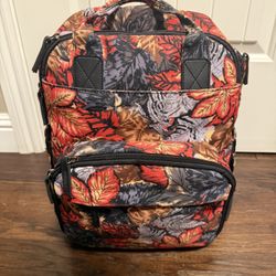 Baby Multifunctional Large Travel Diaper Bag/ floral backpack