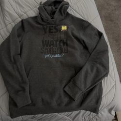 Mens Spongebob Sweatshirt, Size Medium Brand New