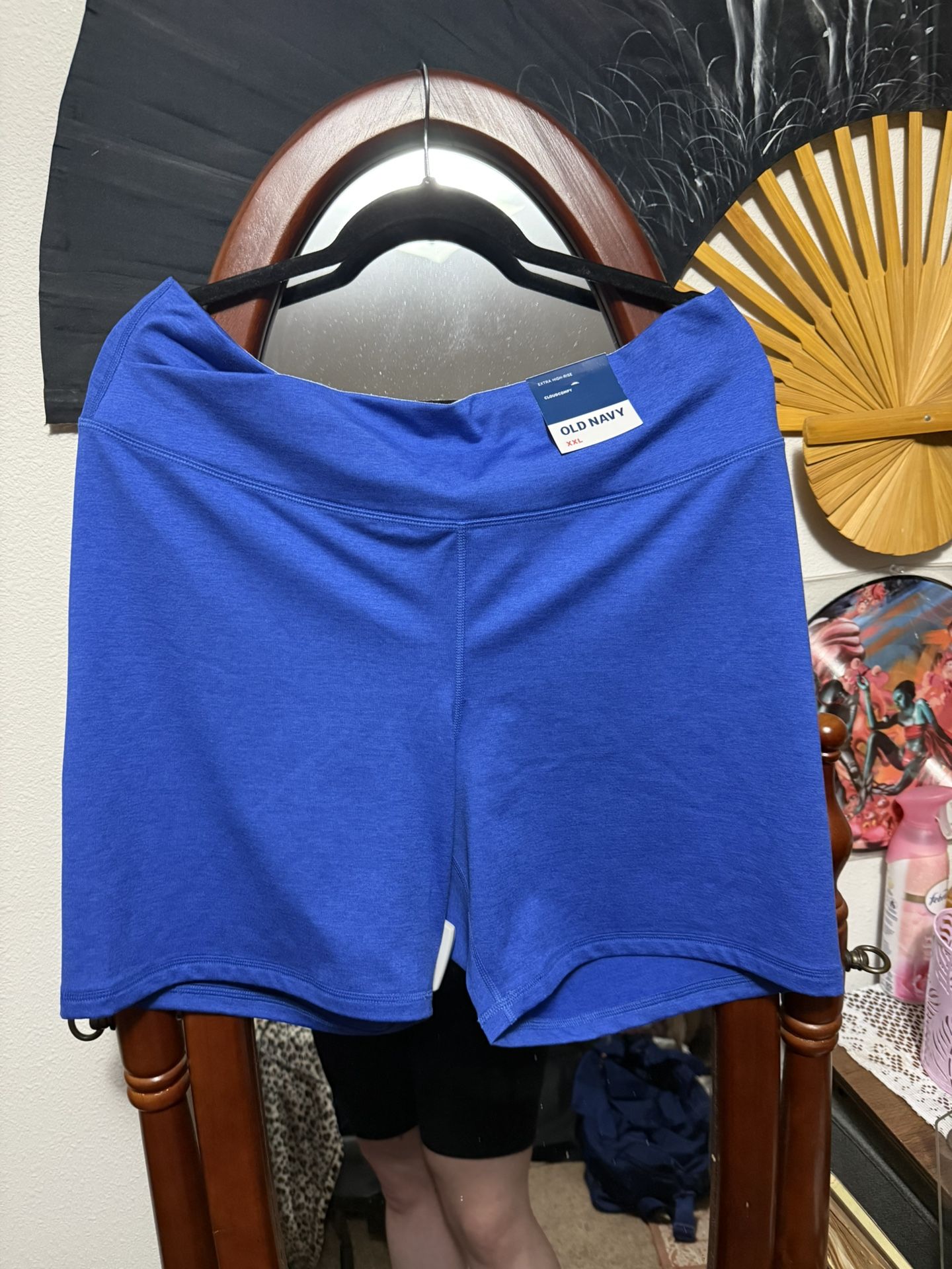 Old Navy Blue Biker Shorts Women’s XXL