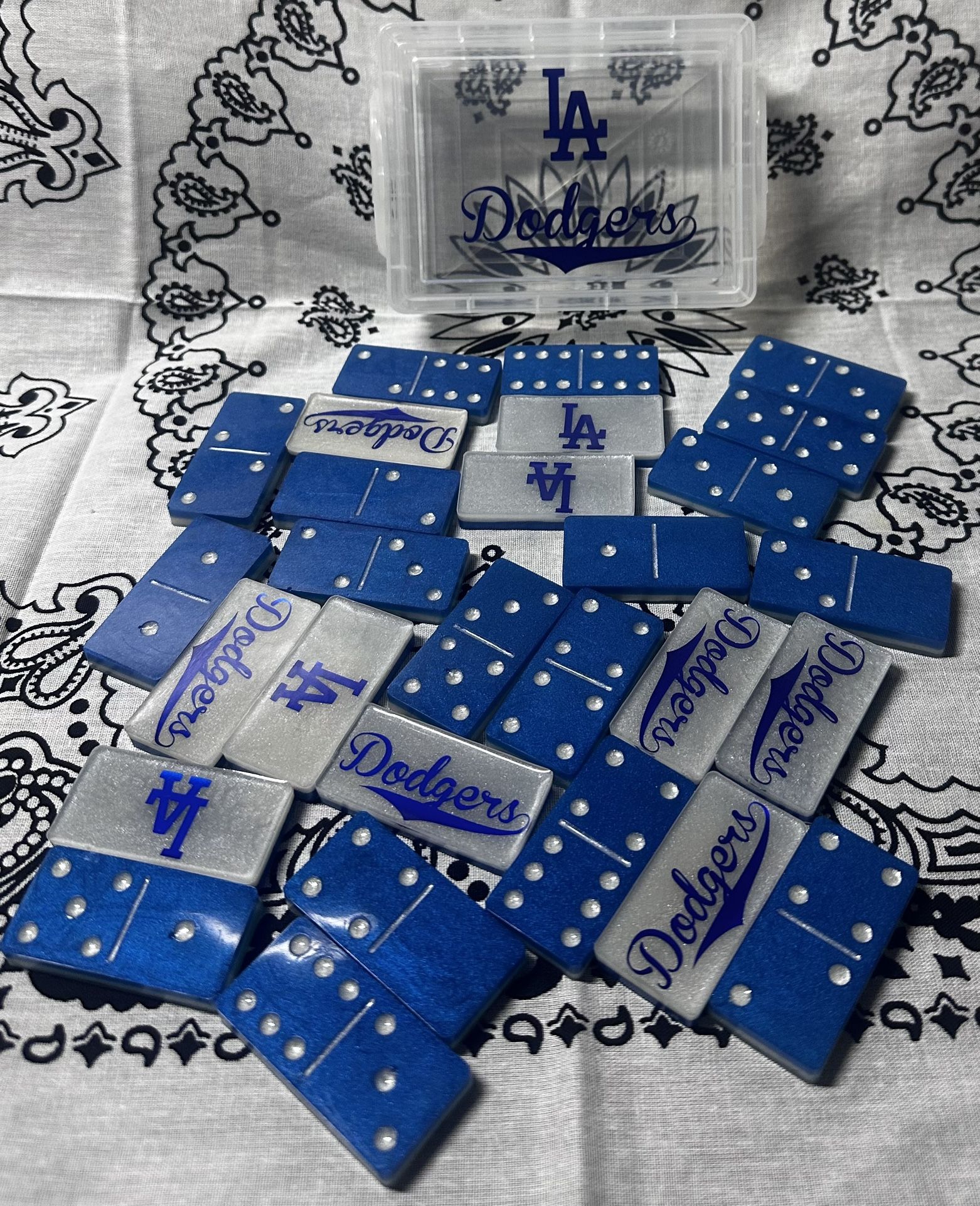 Custom La Dodgers Dominoes