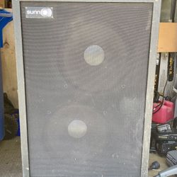 Sunn speaker Cabinet  2x15” JBL D130F Speakers (not Working)