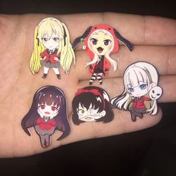 Kakegurui Croc Charms or Pins