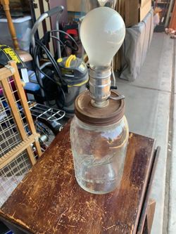 Vintage Mason Jar Light