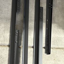 Queen bed Box Spring Rails - 2 Sets