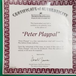 Ashton Drake Peter Playpal 