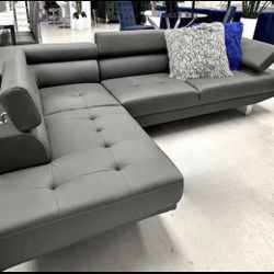 GREY modern style SECTIONAL !! FAST DELIVERY!!