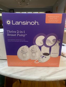 Lansinoh thrive 2-in-1 breast pump