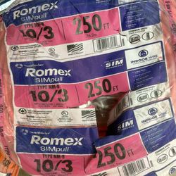 New Romex Wire 10/3