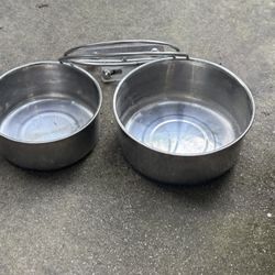 Dog Water And Food Bowl For Kennel 