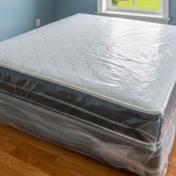 New Queen Size Mattress With Box Spring Set Colchones Nuevos Queen Size Mattress BED Set