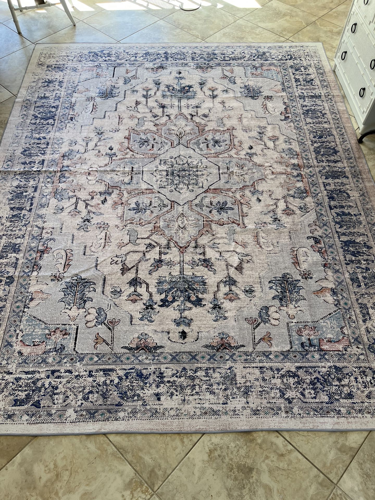 Pre-owned 94x117 Inch Indoor Outdoor Area Rug