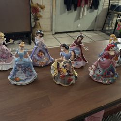Disney Princesses Porcelain Figurines $100
