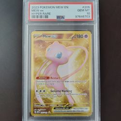 TCG Pokemon Mew Ex English