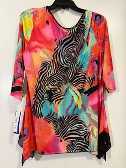 Multi Colored Zebra Print