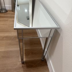 Silver Console Table 