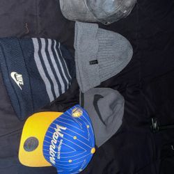 Cavs Hat $20 Warriors Hat $25 Beanies $10 Each