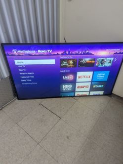Westinghouse smart Roku 50"smart tv