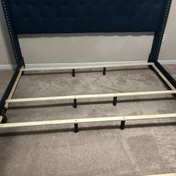 King Size Bed Frame (Teal In Color) 
