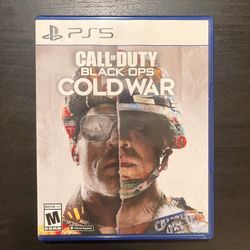 Call Of Duty PS5 Cold War Brand New No Seal