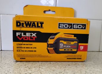 DeWalt Battery 20v 60v Flex Volt 9 Ah