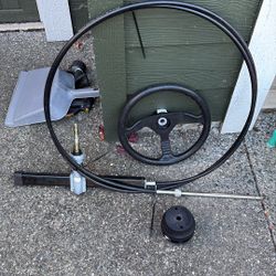 Steering Wheel Assembly For 18ft To 17ft Boat