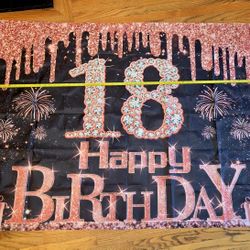 18th Birthday Banner 