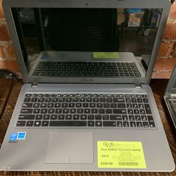 Asus X540LA Laptop 4GB RAM 240GB SSD DVD-RW HDMI VGA USB-C Webcam WiFi Backlit KB W10 15.6”