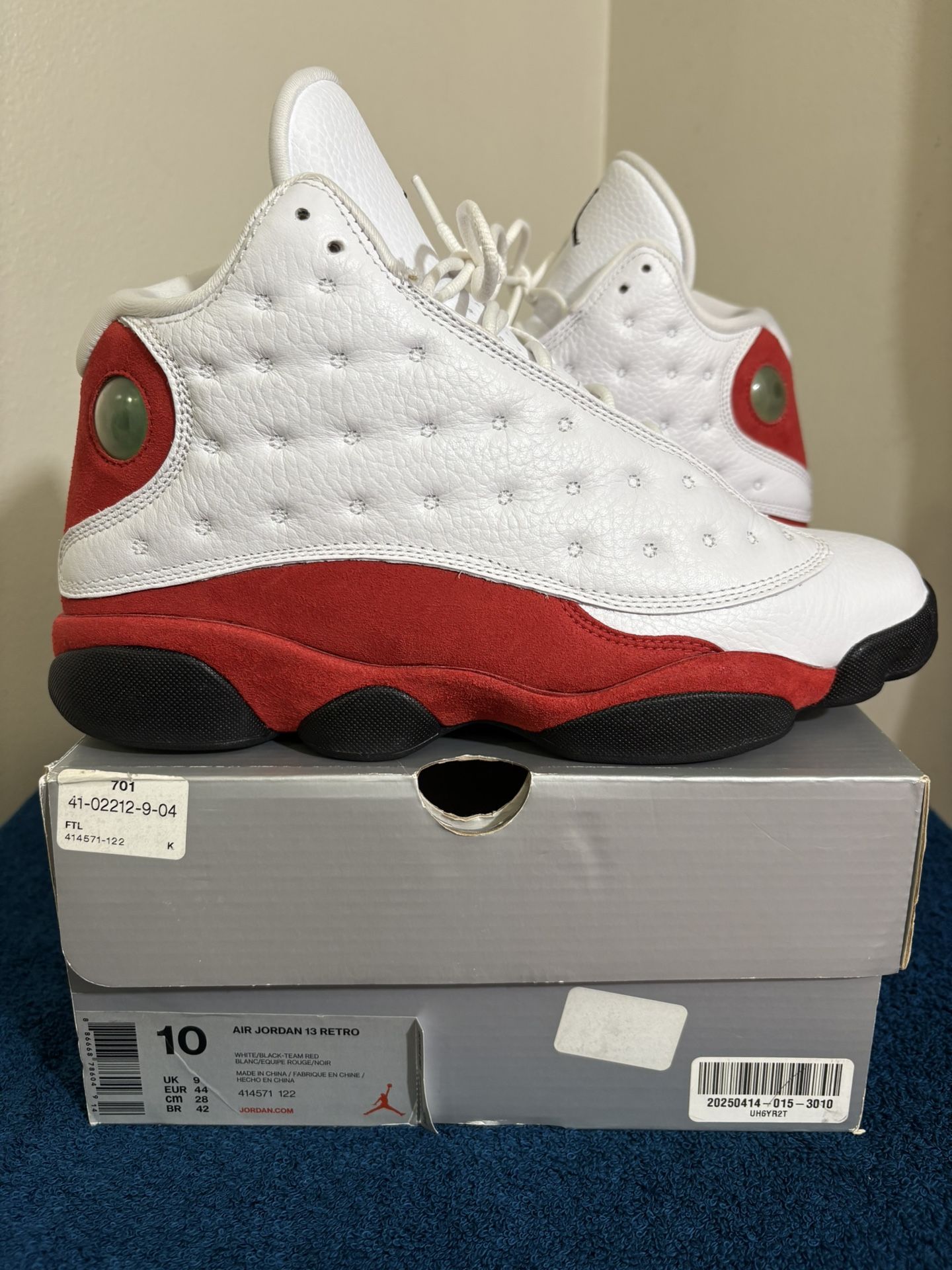 2017 Air Jordan 13 Retro Chicago Size 10