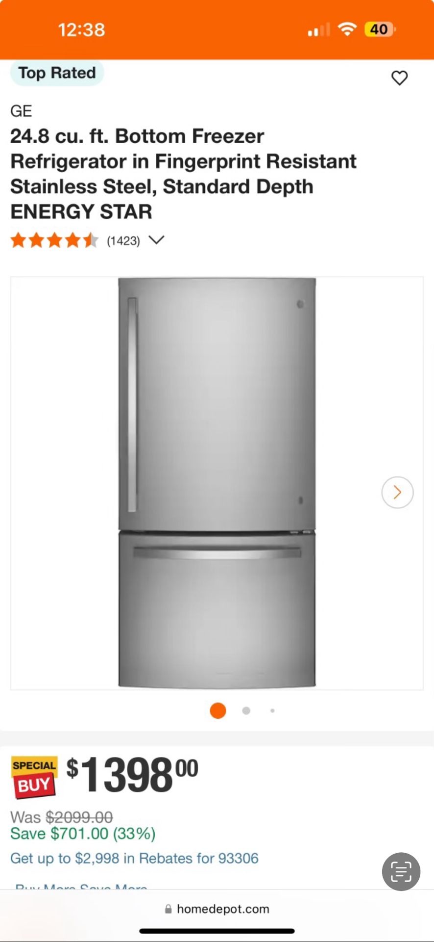Brand New Fridge For Sale