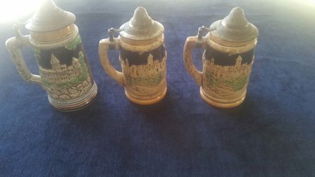 3 Beer steins