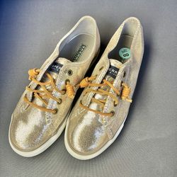Sperry Top-Sider Gold with leather boat shoes