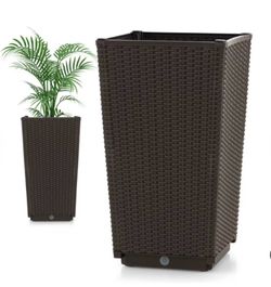 Large Wicker Planter