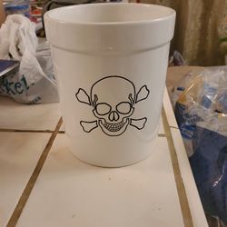 Halloween  Clay Pot