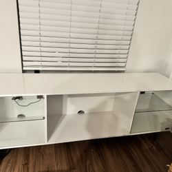 White TV Stand 