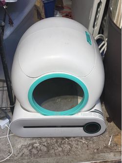 Famree Smart Self Cleaning Cat Litter Box Auto - Green