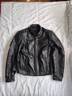 Street & Steel Independence Leather Motorcycle Jacket - S (w/ Back Protection)