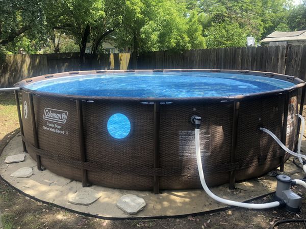 18 ft coleman pool filter