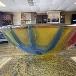 Sink - Glass Bowl Shape Vessel Bathroom